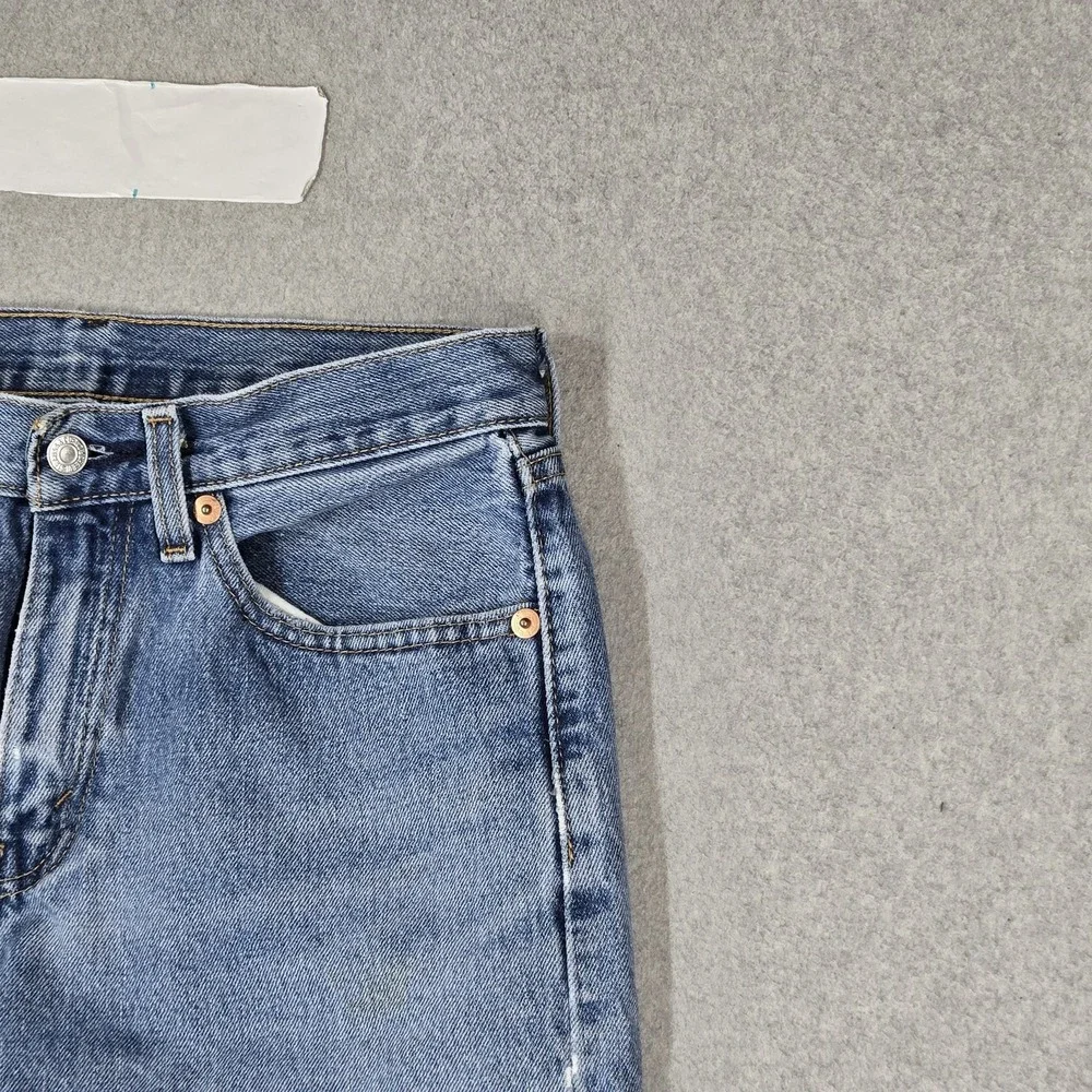 Levi's 505 Men Jeans 31X30 Blue Denim Regular Fit Straight Leg 30